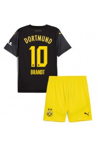 Borussia Dortmund Julian Brandt #10 Babytruitje Uit tenue Kind 2024-25 Korte Mouw (+ Korte broeken)